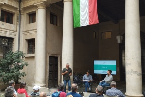 presentazione delle proposte di Velocità e Fiab Vicenza. Palazzo Trissino sede comune di Vicenza - 20 settembre 2024